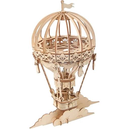 Foto - ROBOTIME Rolife 3D drevené puzzle - Teplovzdušný balón, 140 dielikov