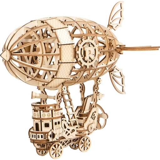 Foto - ROBOTIME Rolife 3D drevené puzzle - Vzducholoď, 176 dielikov