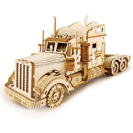 Foto - ROBOTIME Roker 3D drevené puzzle - Heavy Truck, 286 dielikov