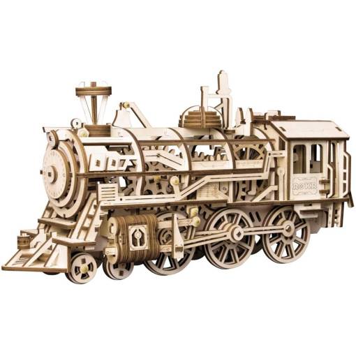 Foto - ROBOTIME Roker 3D drevené puzzle - Lokomotíva, 350 dielikov