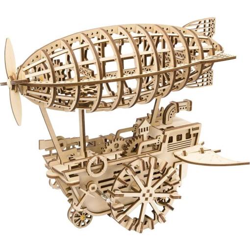 Foto - ROBOTIME Roker 3D drevené puzzle - Vzducholoď, 229 dielikov