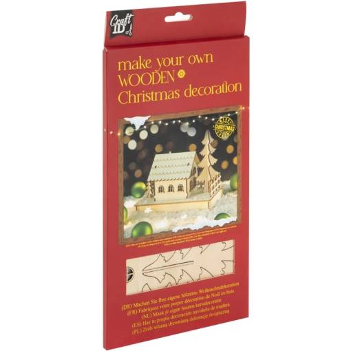 Foto - CRAFT ID Drevené 3D puzzle - Chalúpka
