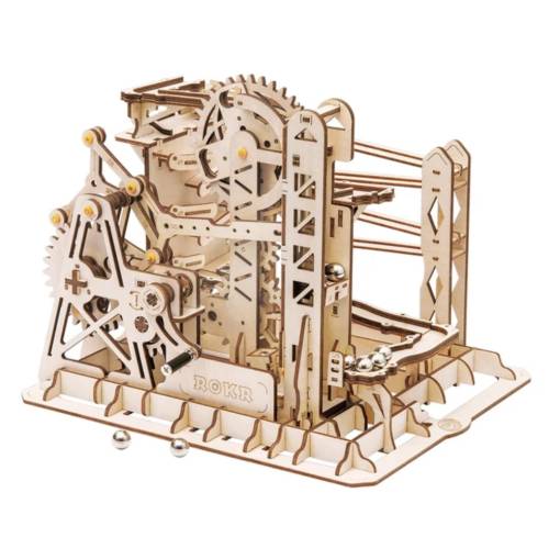 Foto - ROBOTIME Roker 3D drevené puzzle - Guľôčková dráha explorer, 260 dielikov