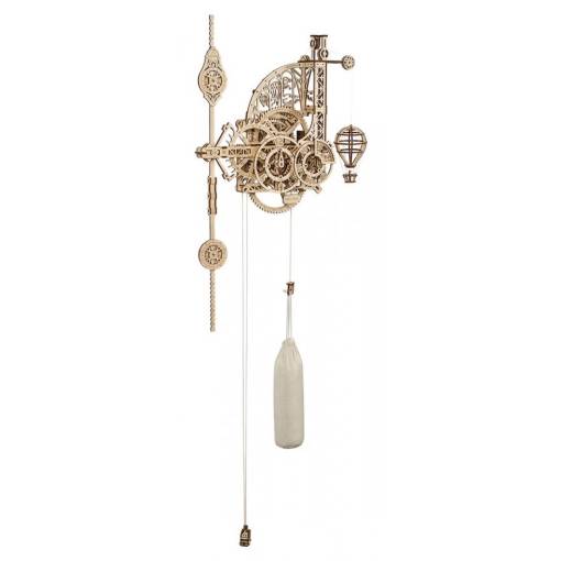 Foto - 3D puzzle UGEARS - Aero hodiny s kyvadlom, 320 dielikov