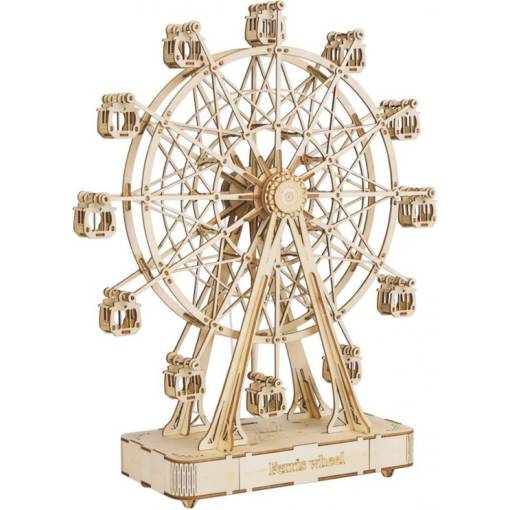 Foto - ROBOTIME Rolife 3D drevené puzzle - Ruské koleso hracie, 278 dielikov